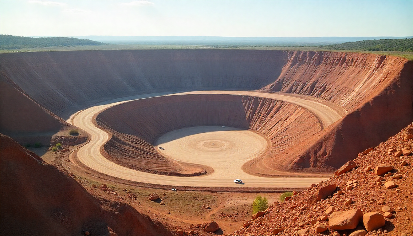 AXEOR mine development open cast mine site